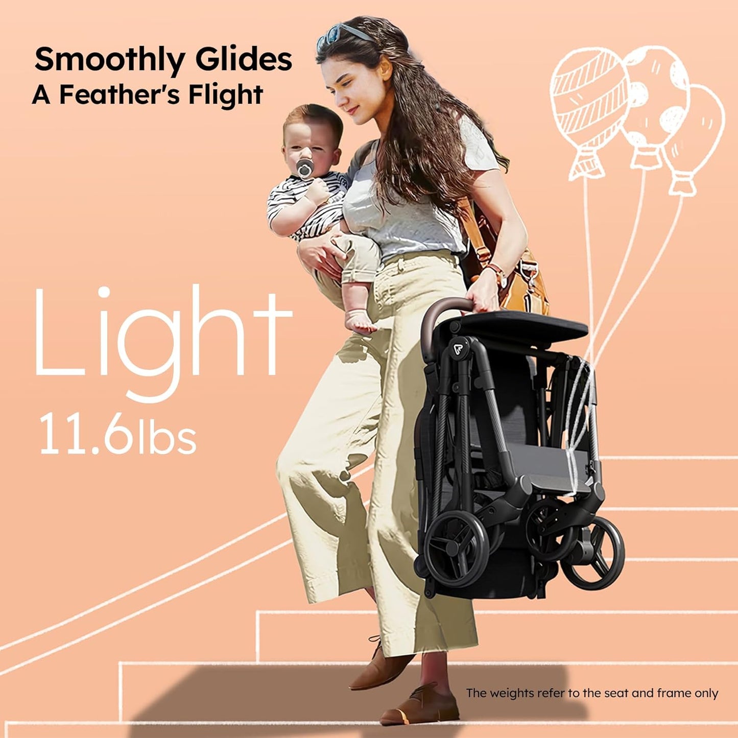 Lightweight Baby Stroller – Award-Winning, Compact & Travel-Friendly