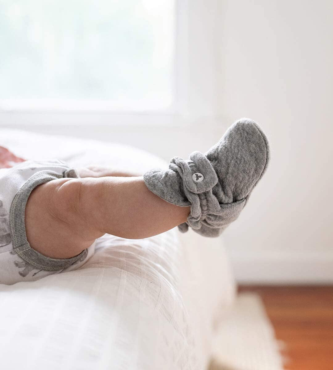 Unisex Organic Cotton Adjustable Infant Booties