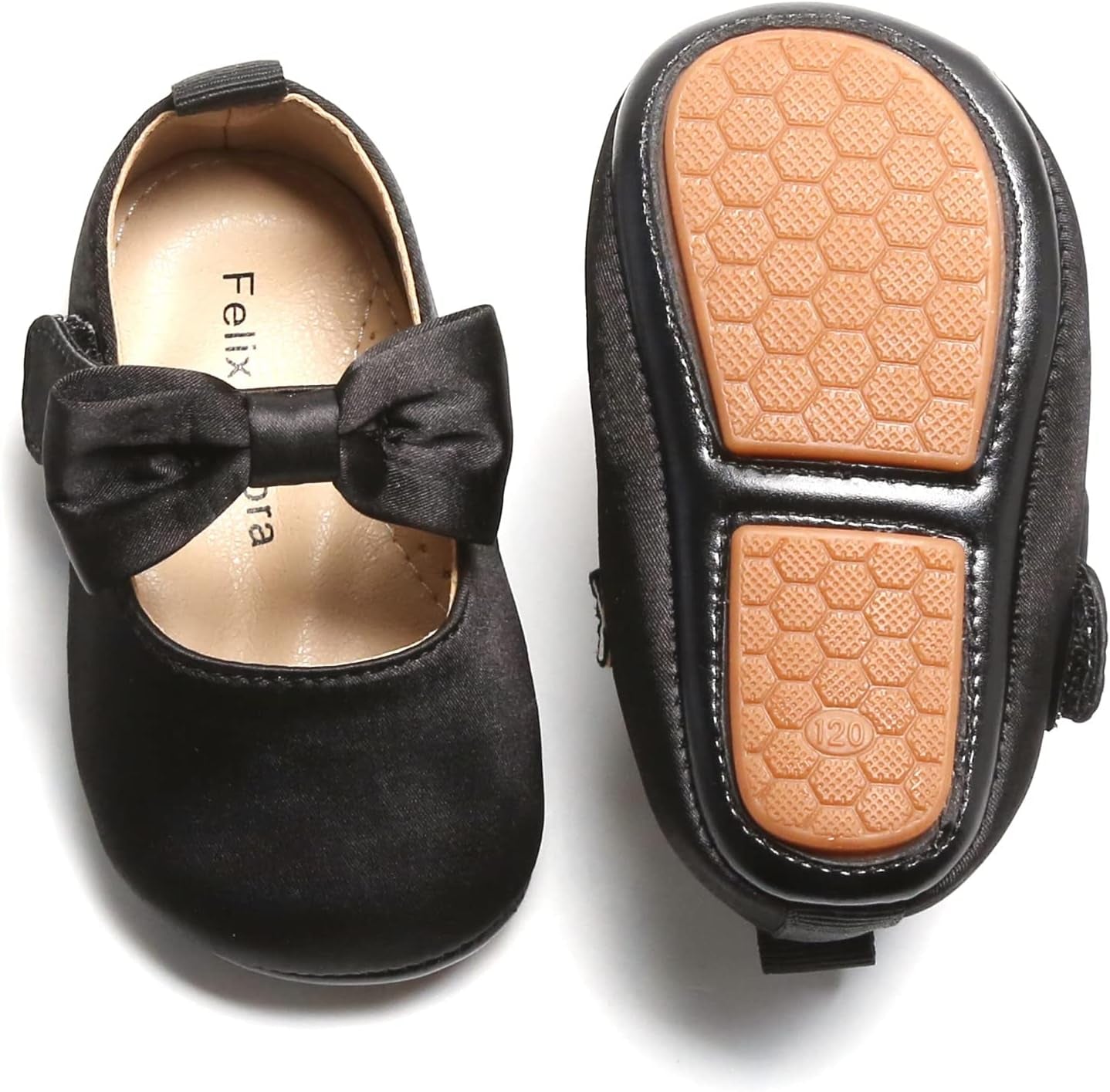 Soft Sole Baby Moccasins - Infant Walking Shoes with Rubber Sole