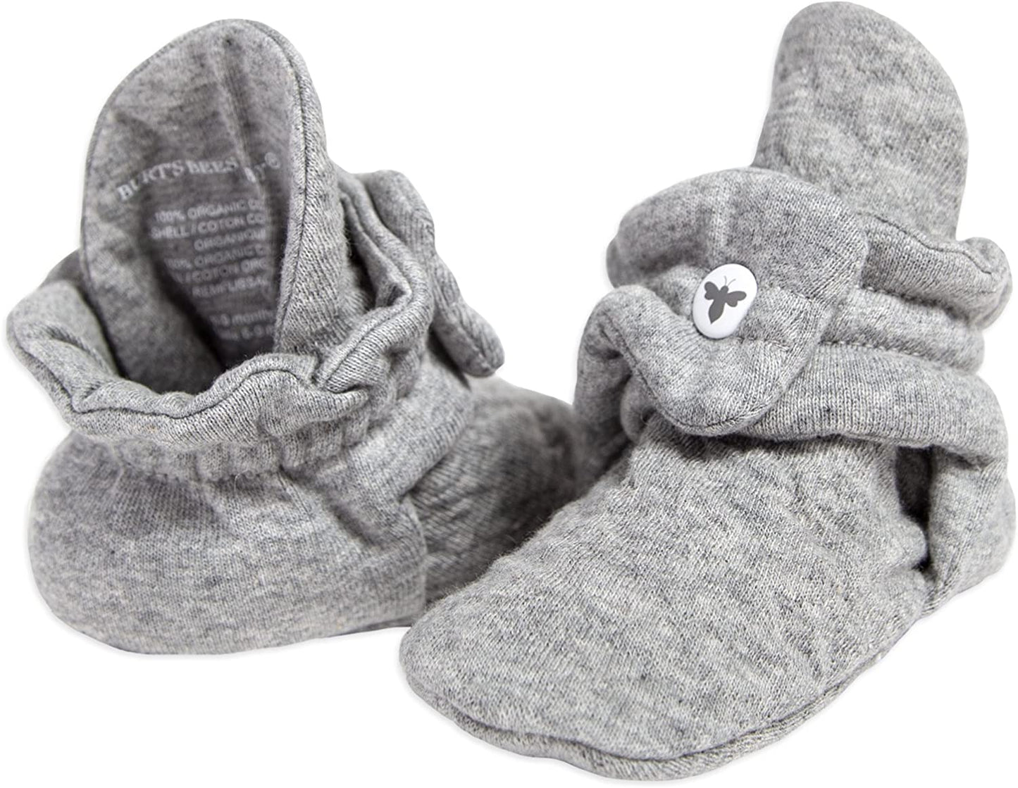 Unisex Organic Cotton Adjustable Infant Booties
