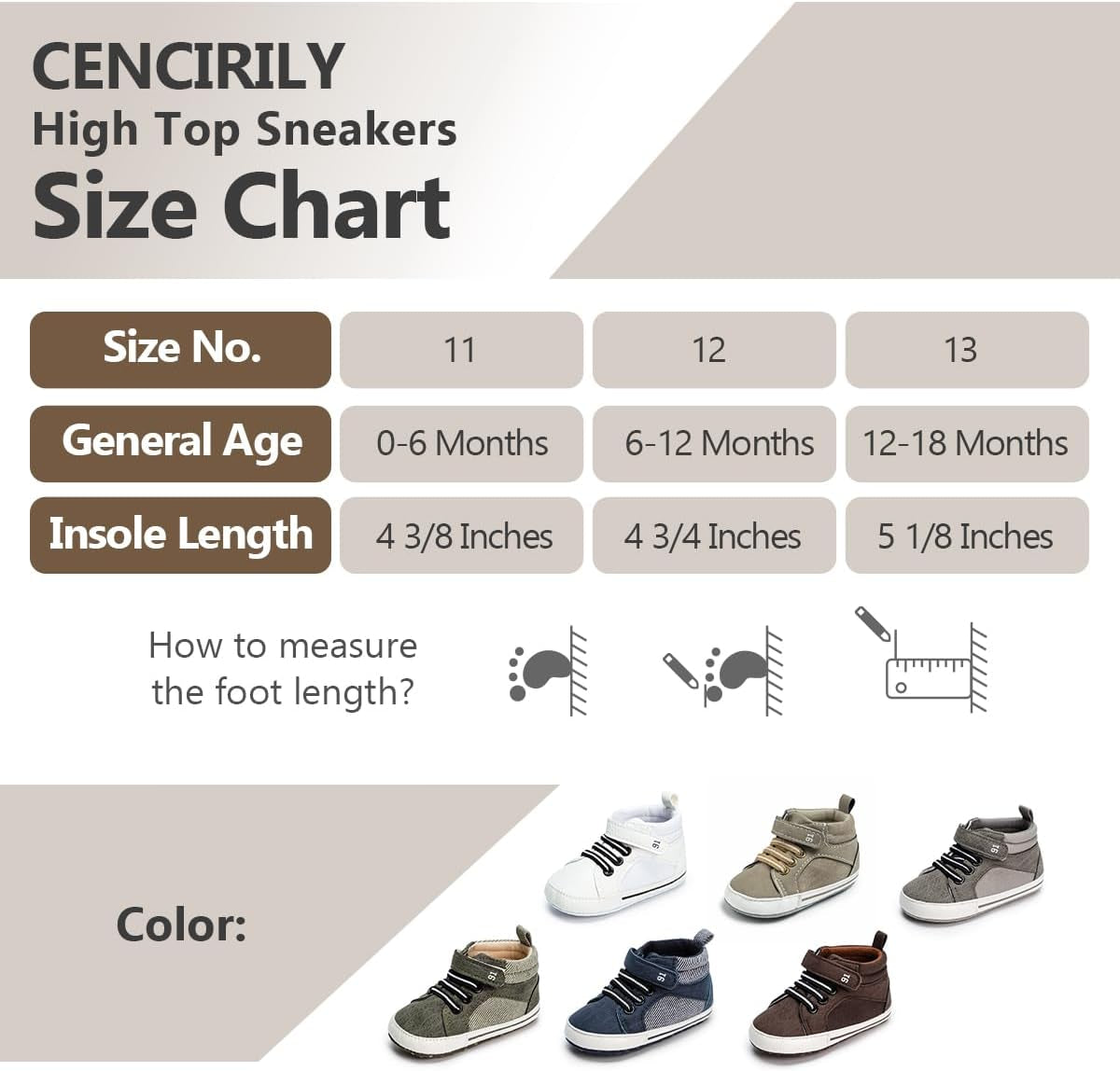 Unisex Baby High-Top Sneakers – Soft Sole, Anti-Skid Infant & Toddler First Walking Shoes