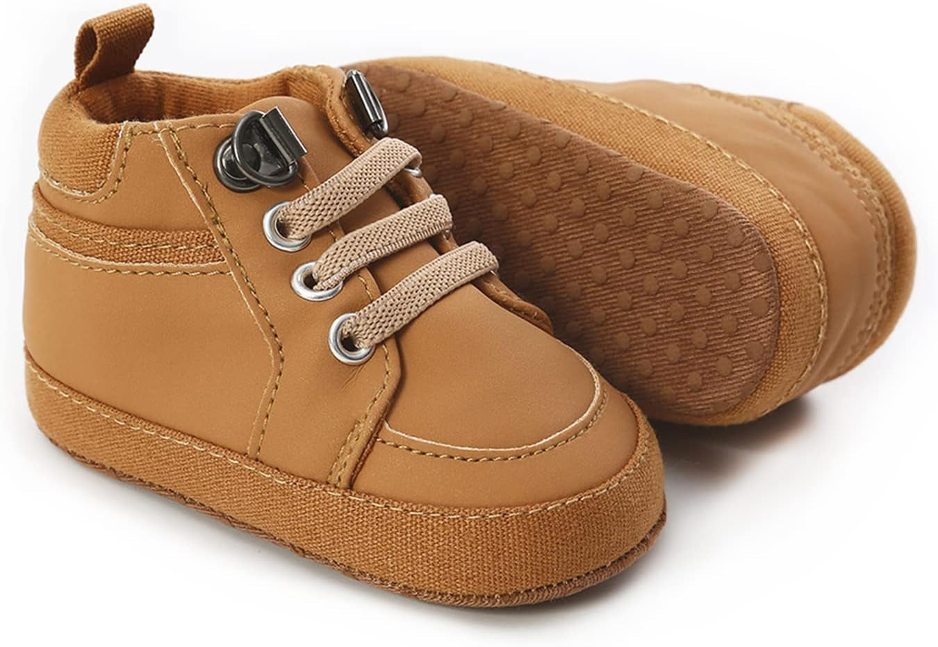 Unisex Baby High-Top Sneakers – Soft Sole, Anti-Skid Infant & Toddler First Walking Shoes