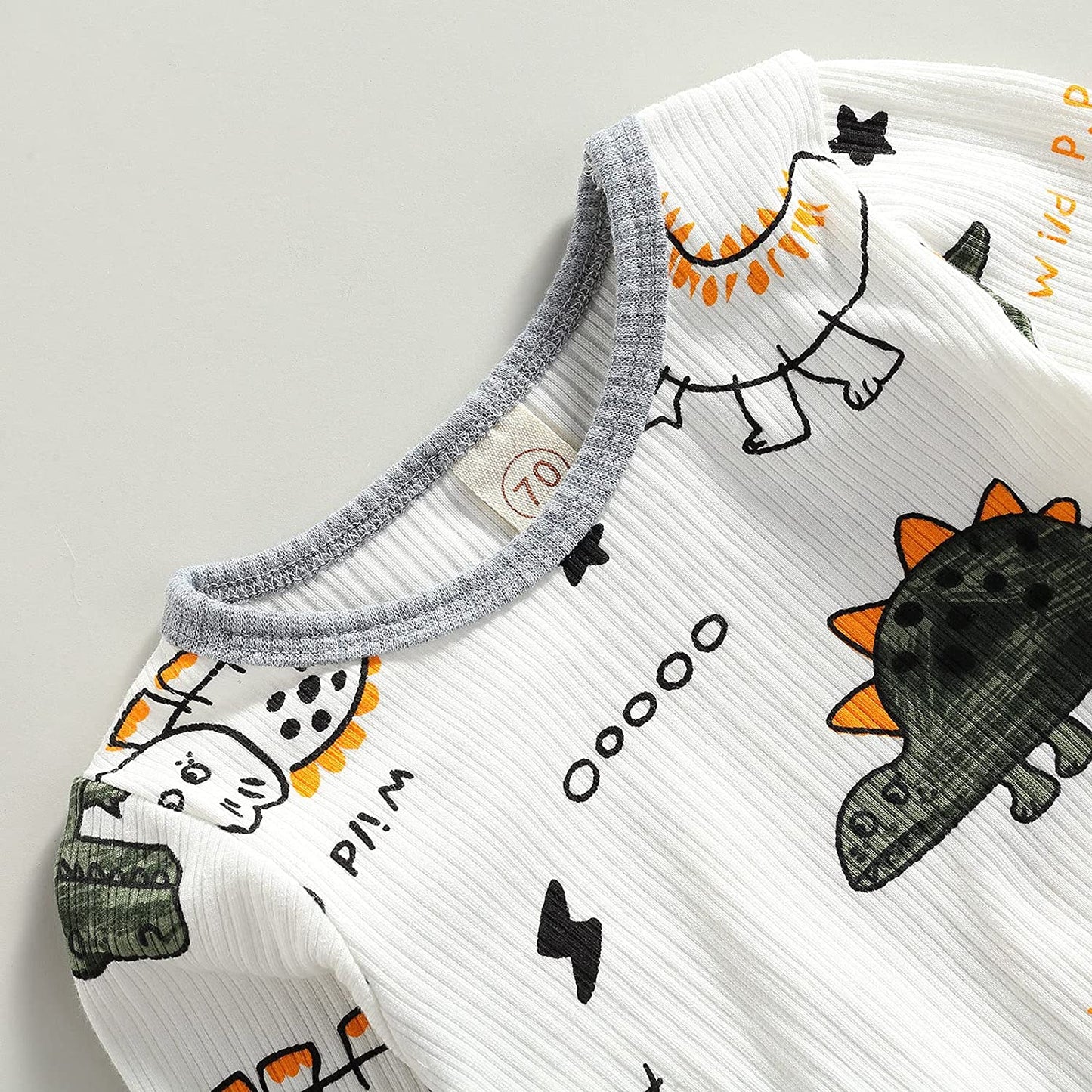 Newborn Infant Baby Boy Girls Clothes Printed Gender Neutral Long Sleeve Sweatshirts Fall Winter Pants Outfits Clothing