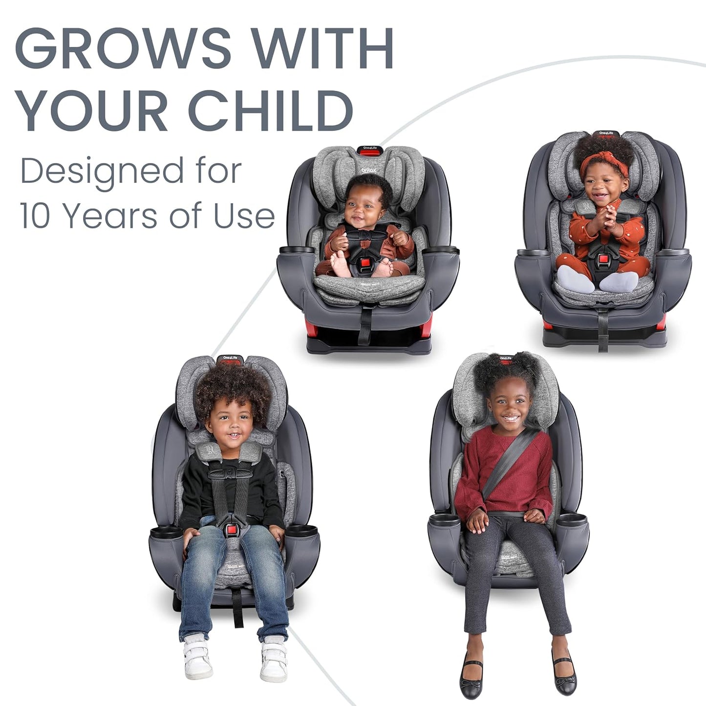 One4Life Convertible Car Seat – 10 Years of Safe, Comfortable Use