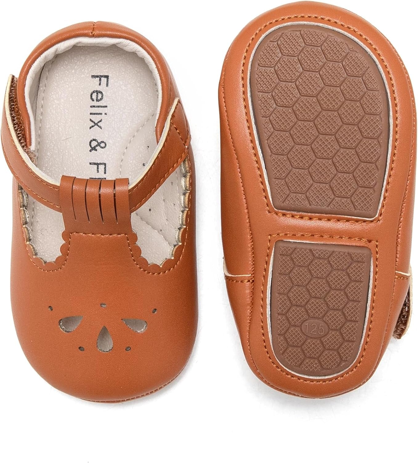 Soft Sole Baby Moccasins - Infant Walking Shoes with Rubber Sole