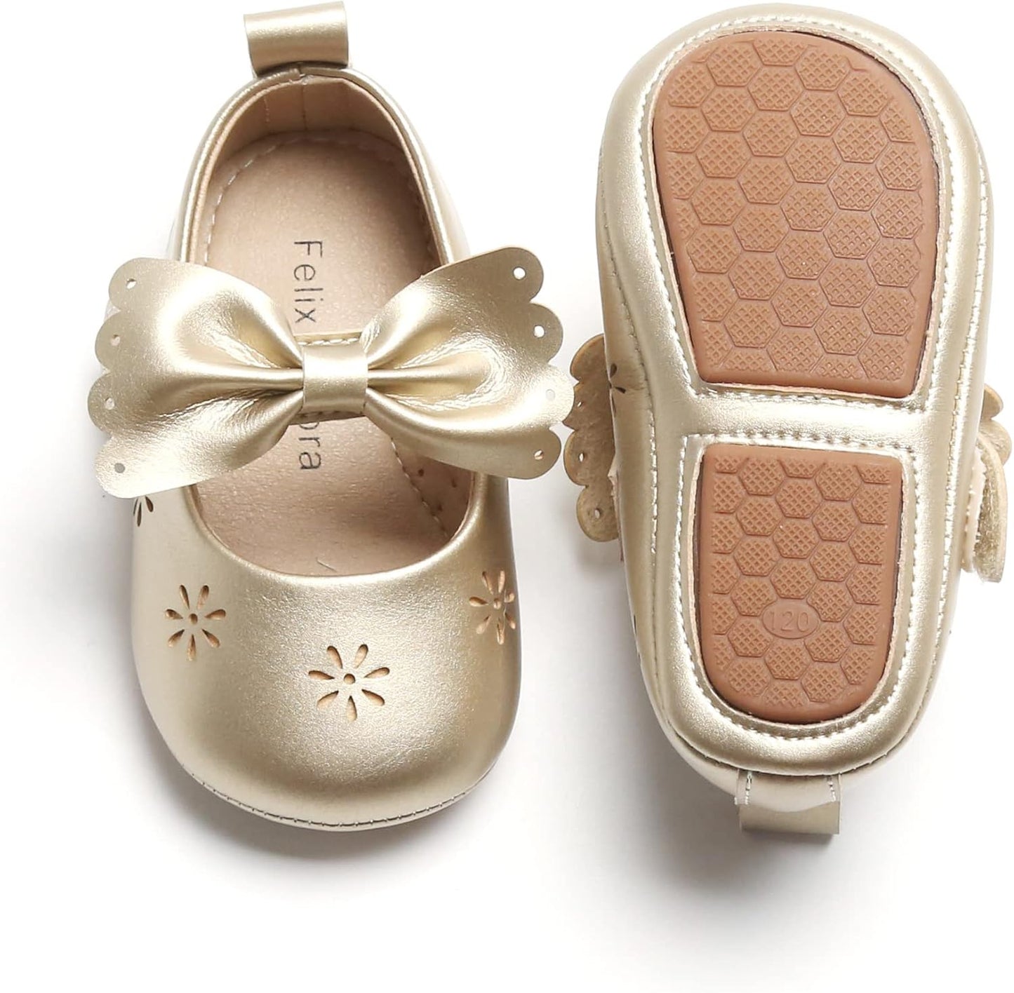 Soft Sole Baby Moccasins - Infant Walking Shoes with Rubber Sole