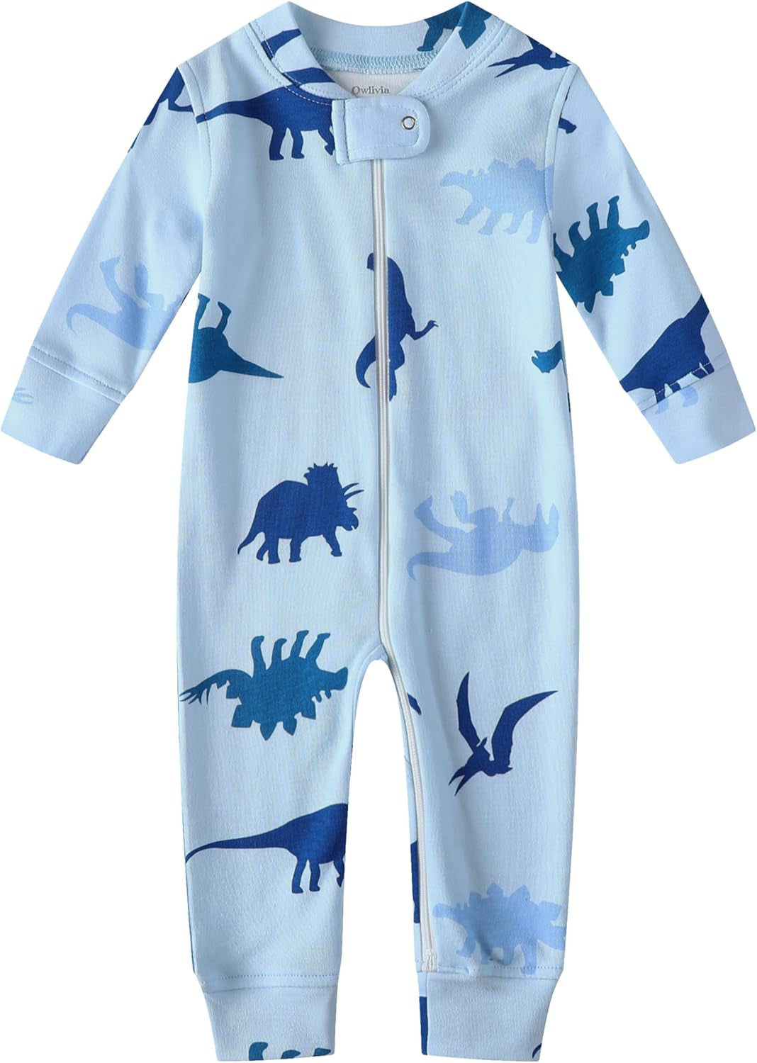 Organic Cotton Baby Boy/Girl Zip-Up Sleep & Play – Footless, Long/Short Sleeve