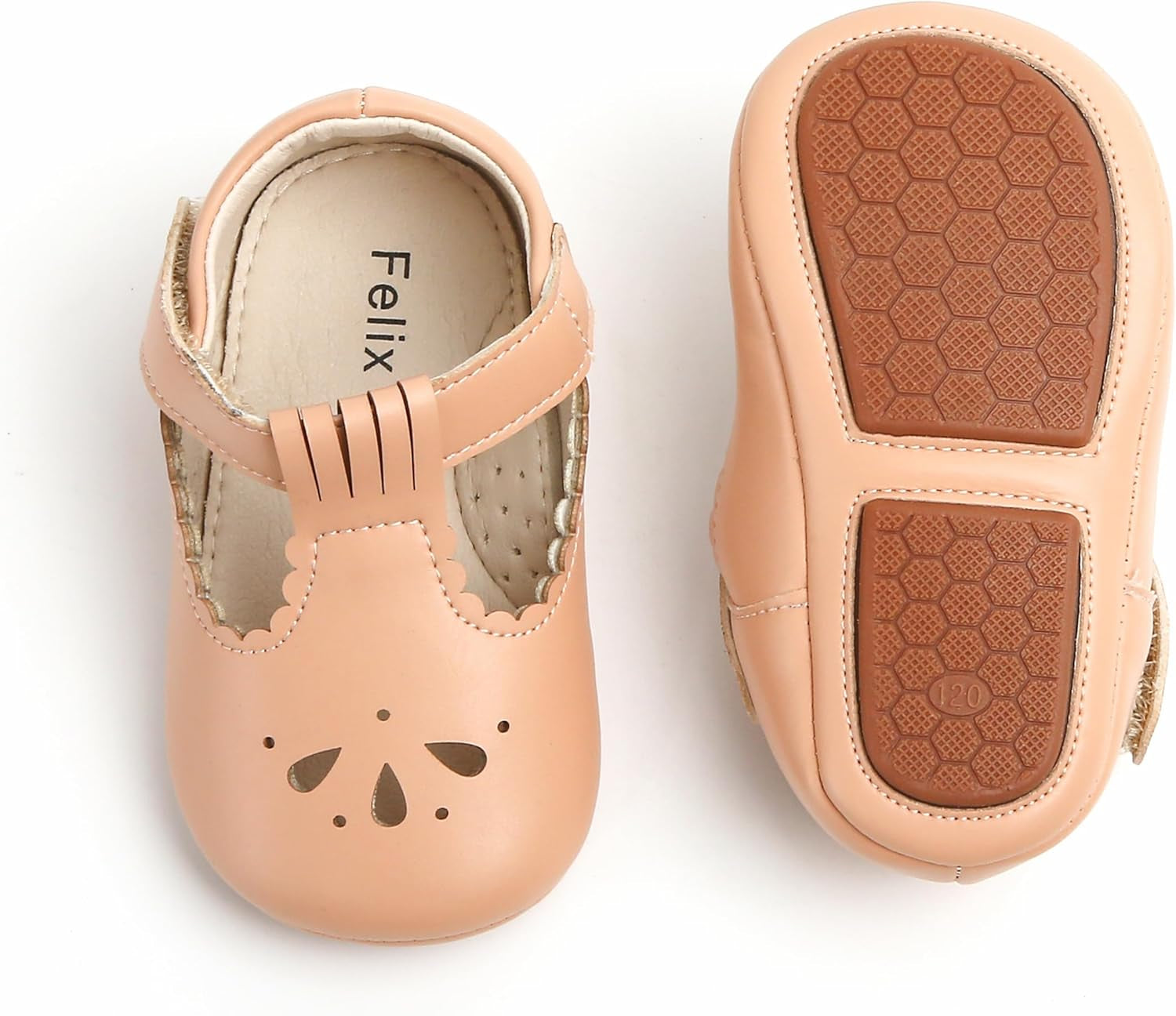 Soft Sole Baby Moccasins - Infant Walking Shoes with Rubber Sole