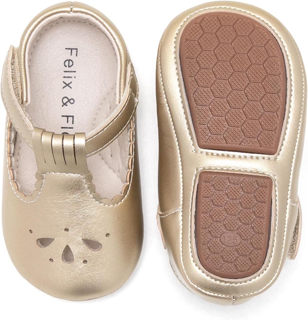 Soft Sole Baby Moccasins - Infant Walking Shoes with Rubber Sole