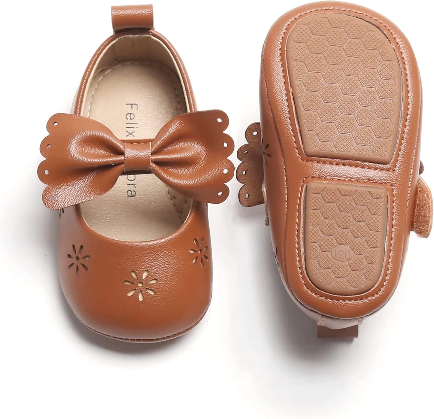 Soft Sole Baby Moccasins - Infant Walking Shoes with Rubber Sole