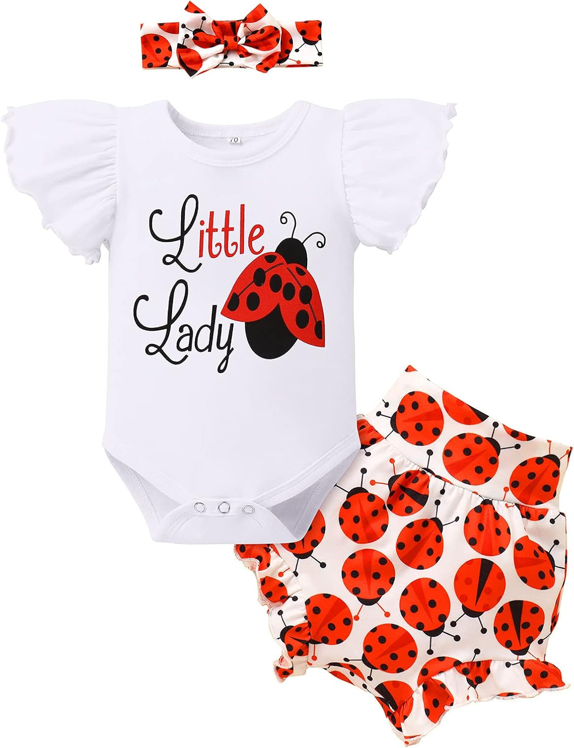 Adorable Newborn Baby Girl Coming Home Outfit – 3-Piece Set