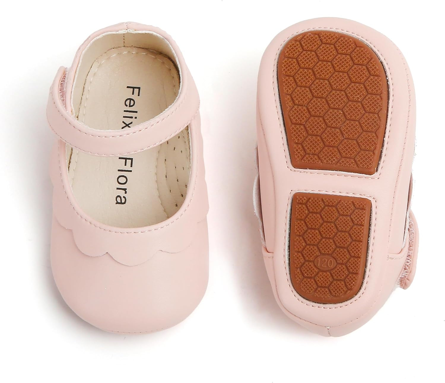 Soft Sole Baby Moccasins - Infant Walking Shoes with Rubber Sole