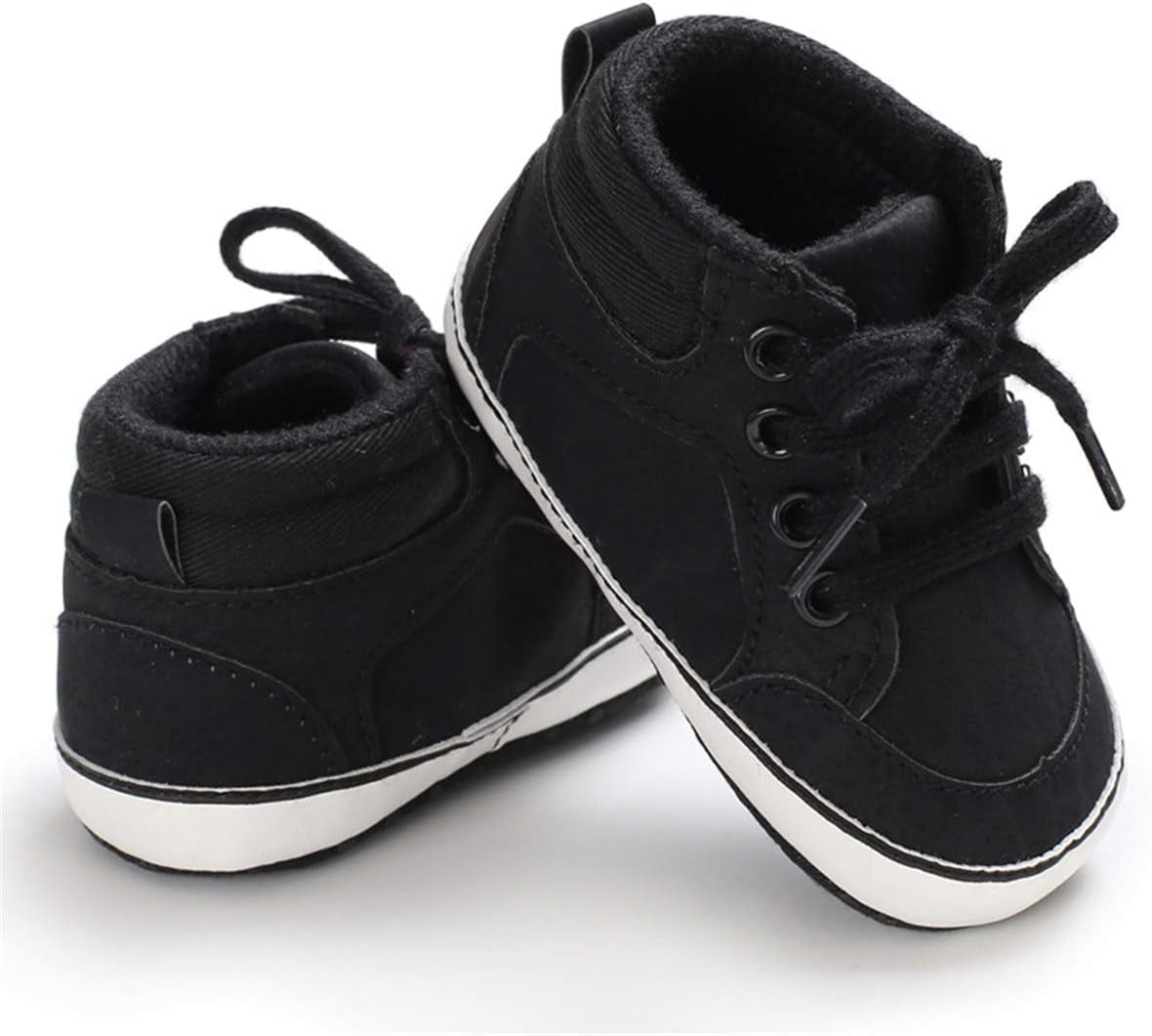 Unisex Baby High-Top Sneakers – Soft Sole, Anti-Skid Infant & Toddler First Walking Shoes