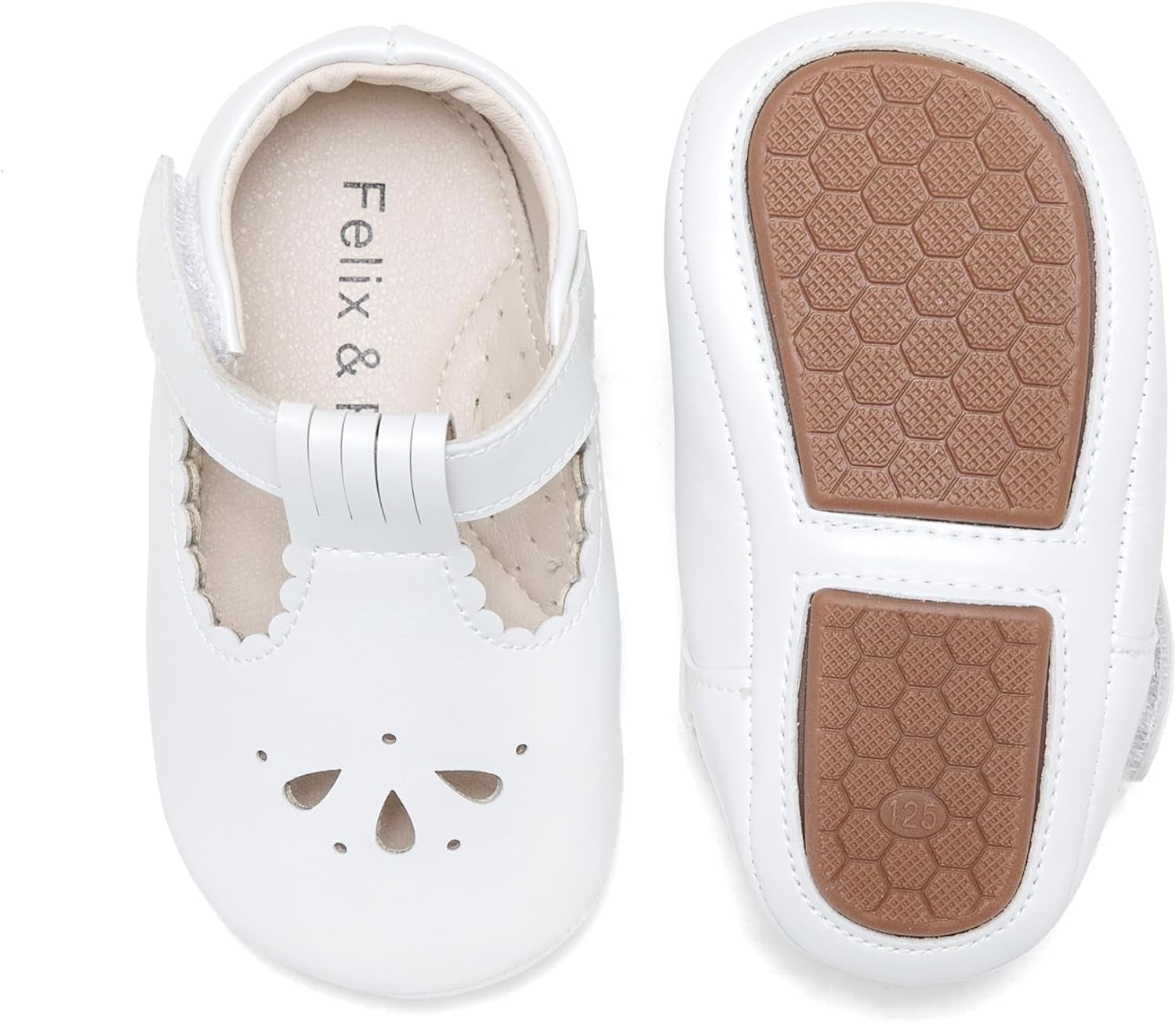 Soft Sole Baby Moccasins - Infant Walking Shoes with Rubber Sole