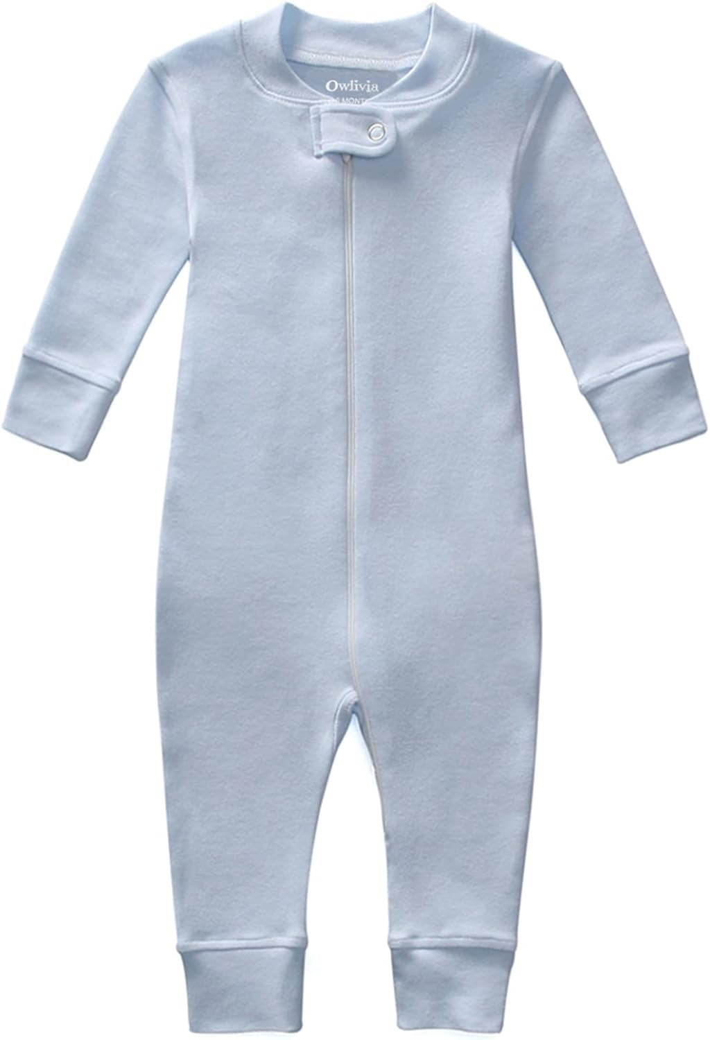 Organic Cotton Baby Boy/Girl Zip-Up Sleep & Play – Footless, Long/Short Sleeve