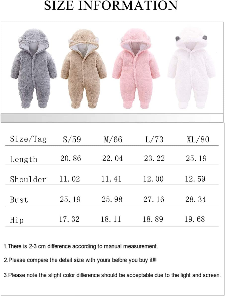 Unisex Cute Baby Winter Coats 