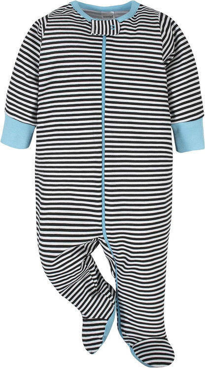 Baby Boys' Sleep 'N Play Footed-4-Pack