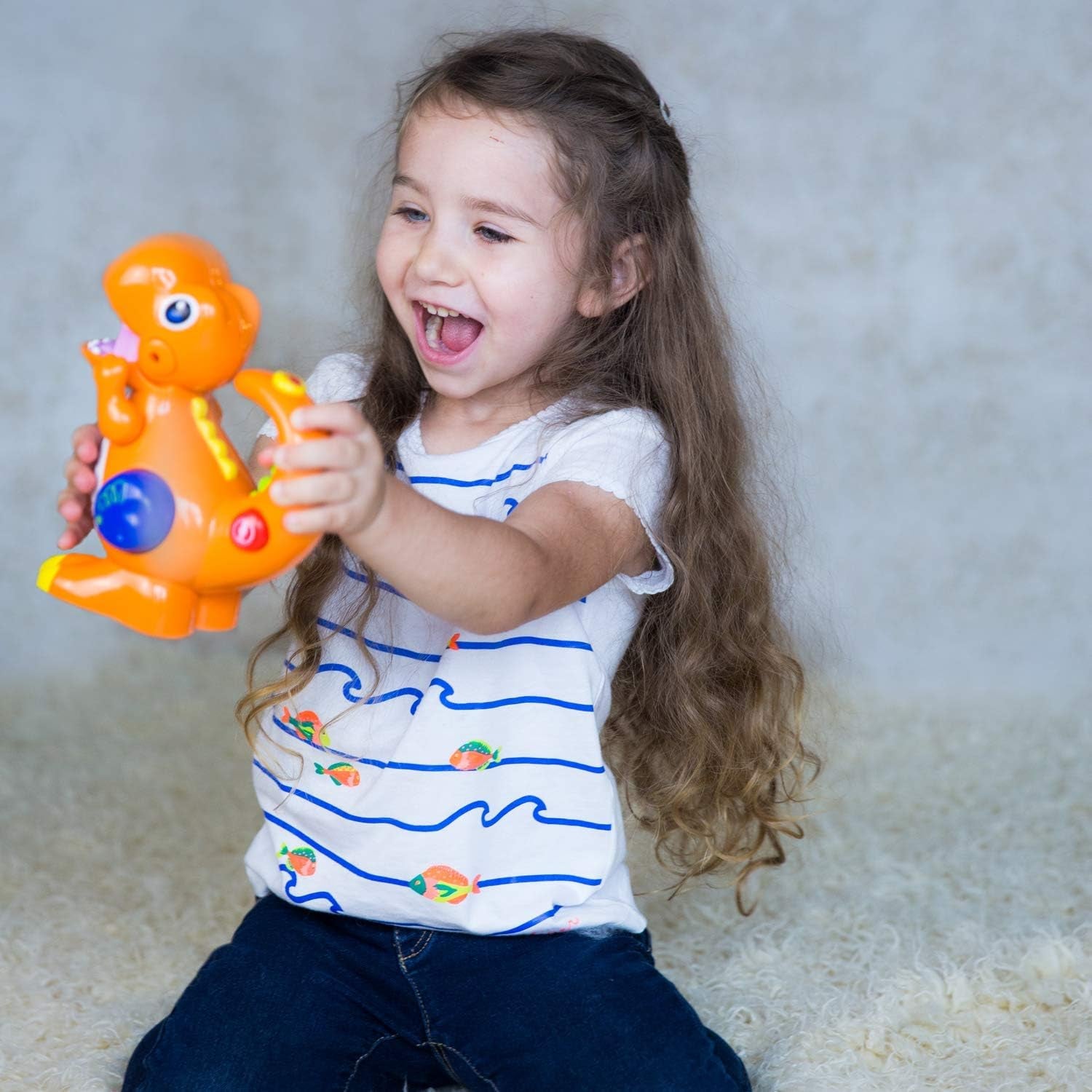 Tikki the Dino – Interactive Dinosaur Toy with Voice Changer & Microphone