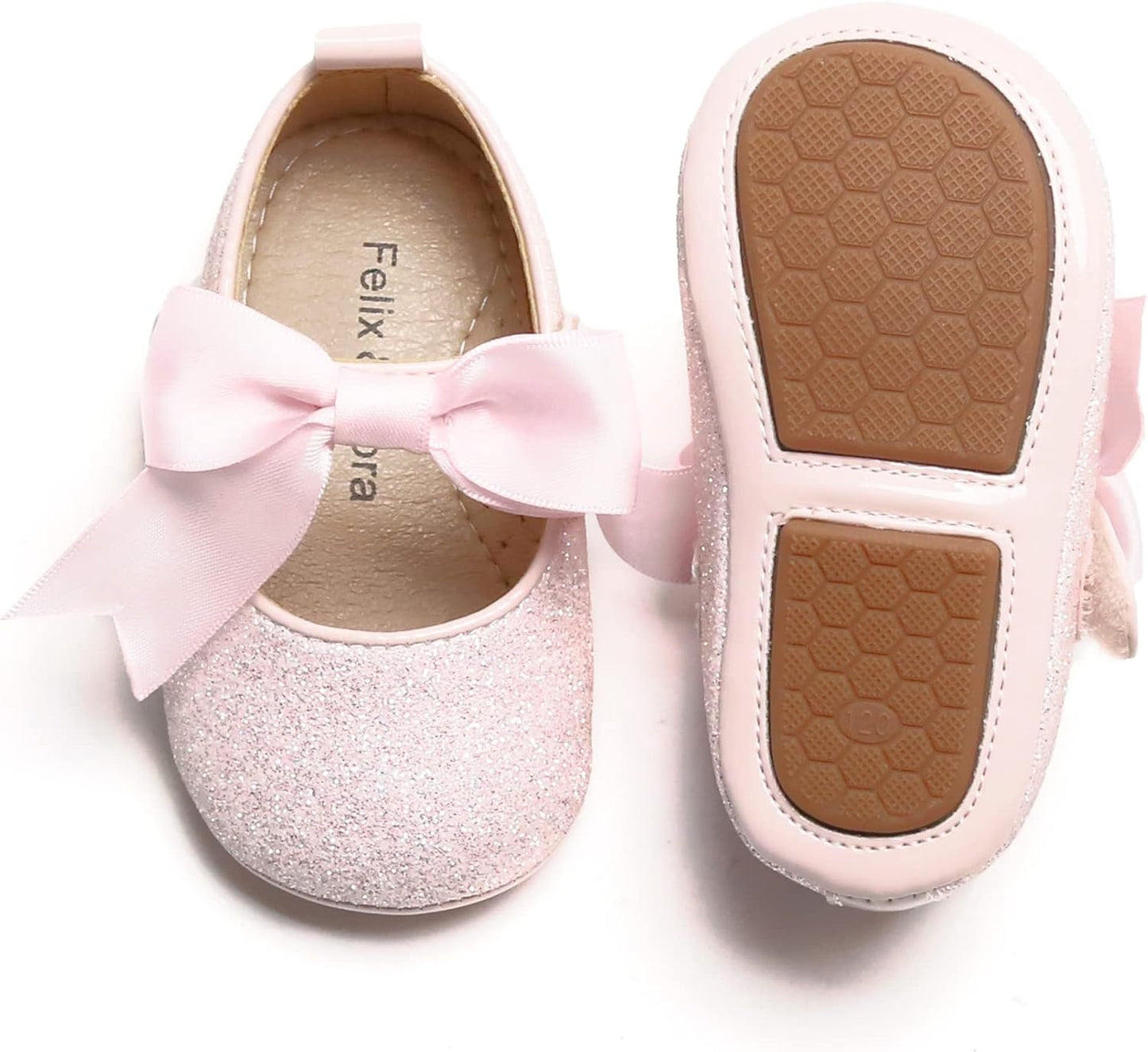 Soft Sole Baby Moccasins - Infant Walking Shoes with Rubber Sole