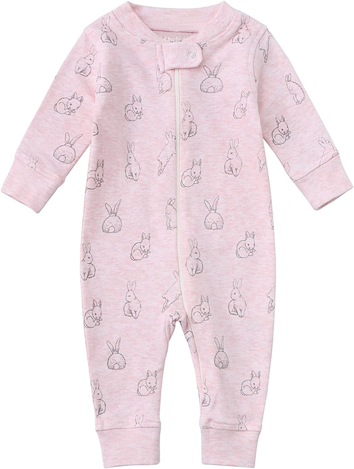 Organic Cotton Baby Boy/Girl Zip-Up Sleep & Play – Footless, Long/Short Sleeve