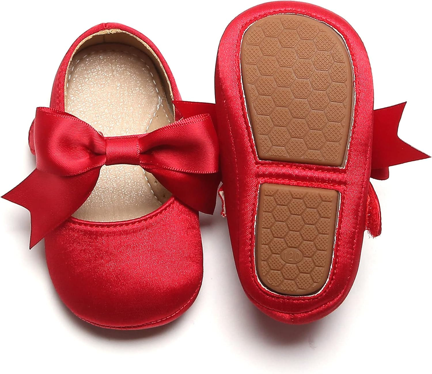 Soft Sole Baby Moccasins - Infant Walking Shoes with Rubber Sole