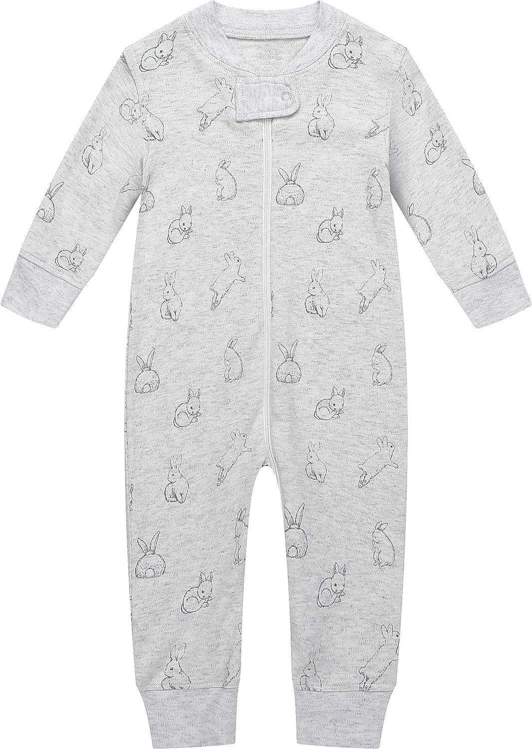 Organic Cotton Baby Boy/Girl Zip-Up Sleep & Play – Footless, Long/Short Sleeve