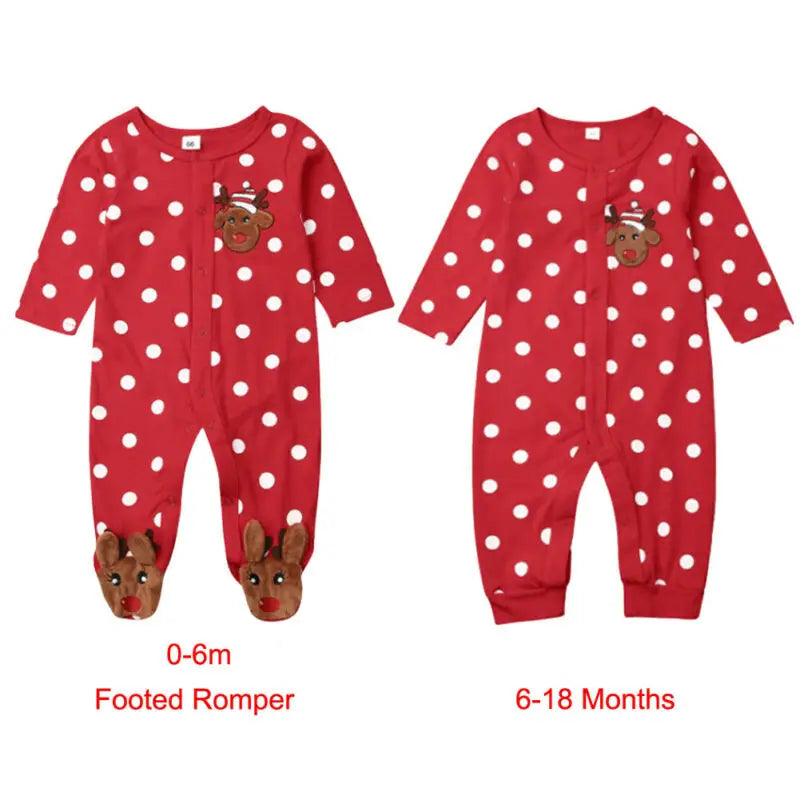 0-18M My First Christmas Baby Boy/Girl Rompers