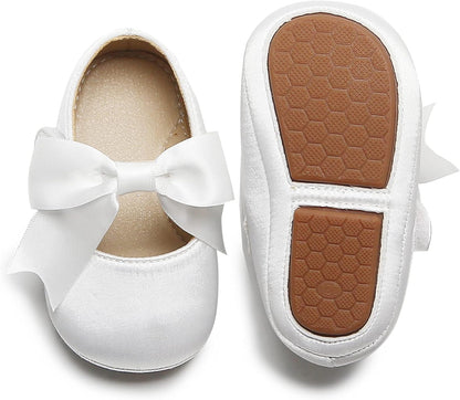 Soft Sole Baby Moccasins - Infant Walking Shoes with Rubber Sole