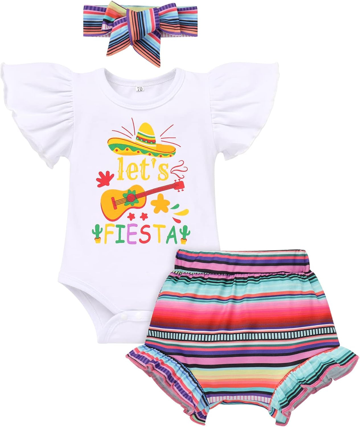 Adorable Newborn Baby Girl Coming Home Outfit – 3-Piece Set