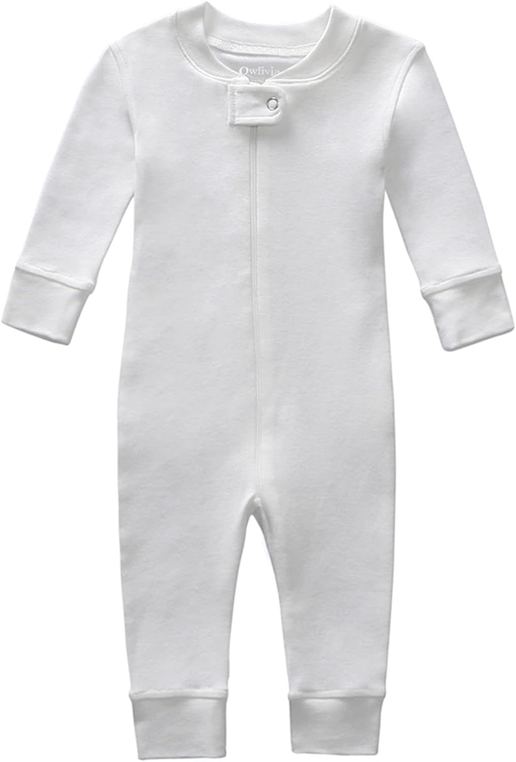 Organic Cotton Baby Boy/Girl Zip-Up Sleep & Play – Footless, Long/Short Sleeve