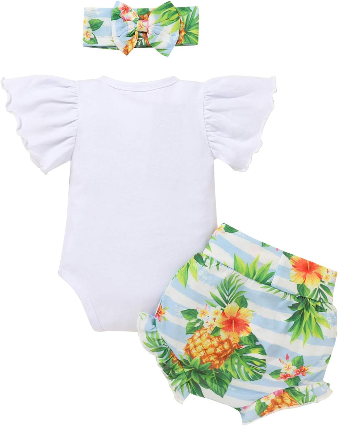 Adorable Newborn Baby Girl Coming Home Outfit – 3-Piece Set